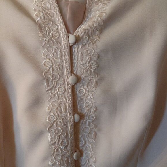 Emily Light Pink Jacket with Skirt - Picture 3 of 9